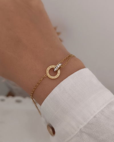 Pulsera Círculos cubic AD