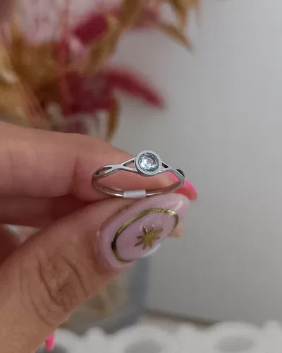 Anillo Cubic Blanco