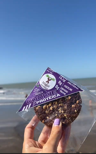 Caja x 6 un. Cookie Proteica Choco Maní