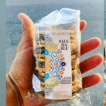2  Paquetes de alfajores saludables y livianos de naranja y chocolate 