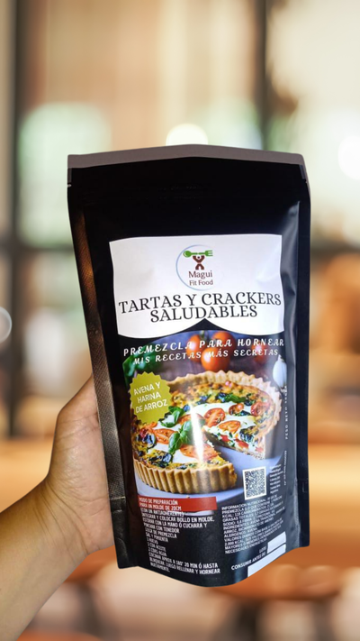 Premezcla tartas y crackers saludables x 500gr Rinde 16 porciones 