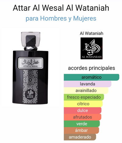 Perfume Attar Al Wesal Al Wataniah 100ml