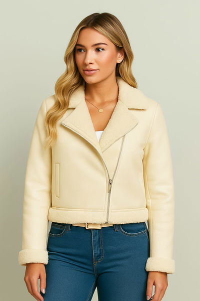 Campera Gamulan Chelsea Crema