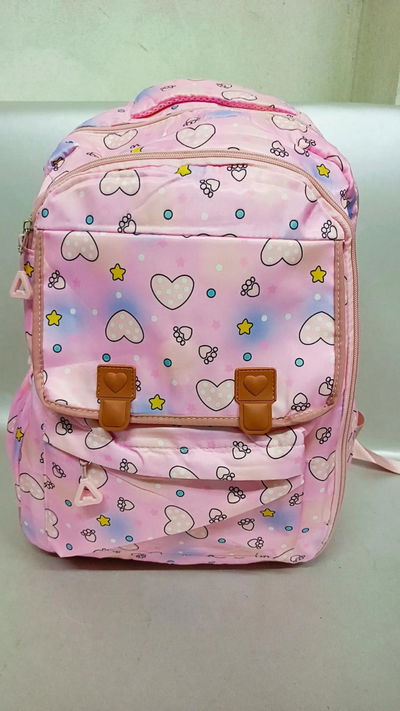 Mochila Kawaii con Organizador Galaxia Rosa Pastel