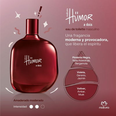 Perfume Humor a Dois masculino 75ml Natura 