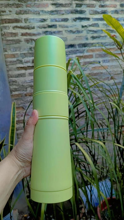 Termo Autocebante Mate Listo 1 Litro Verde Lima
