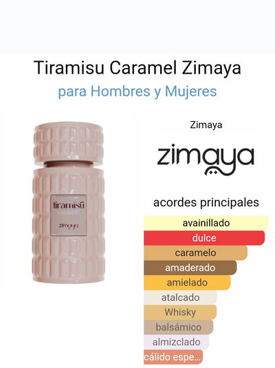 Perfume Tiramisu Caramel Zimaya 100ml