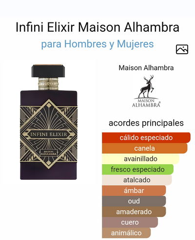 Perfume Infini Elixir Maison Alhambra  100ml