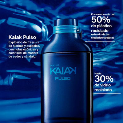 Perfume Kaiak Pulso masculino Natura 