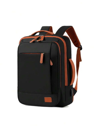 Mochila de Viaje Expandible Luna Negro