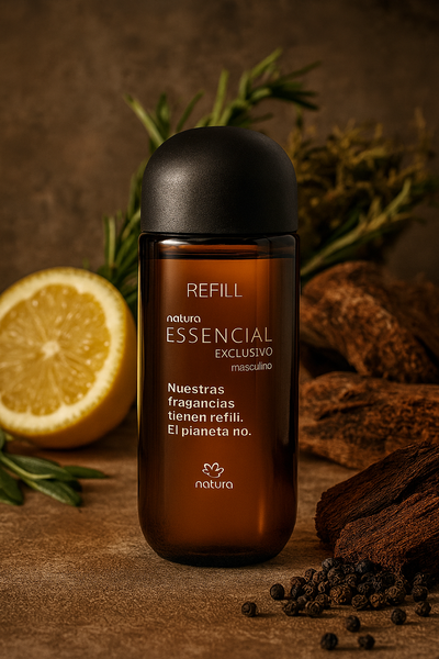 Repuesto Essencial Exclusivo masculino 100ml Natura 