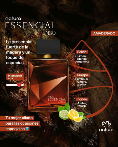 Perfume Essencial Intenso masculino 100ml Natura 