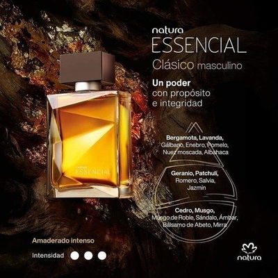 Perfume Essencial Clásico masculino 100ml Natura 