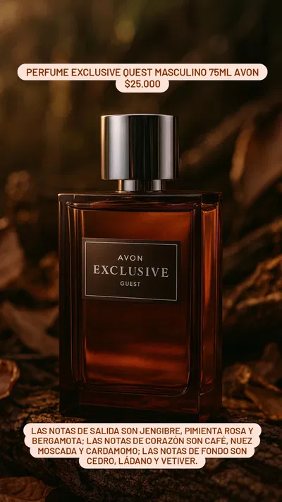 Perfume Exclusive Quest masculino 75ml Avon