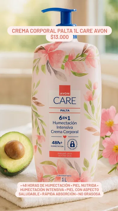 Cremas Corporales 1L Care Avon