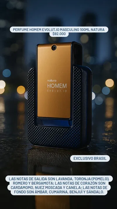 Perfume Homem Evolut.io masculino 100ml Natura