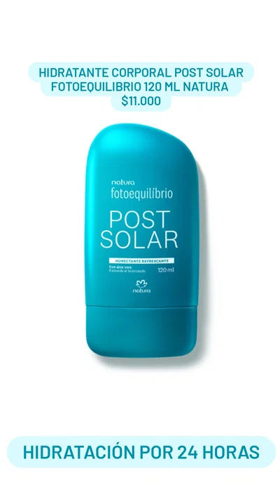 Hidratante Corporal Post Solar Fotoequilibrio 120 ml Natura