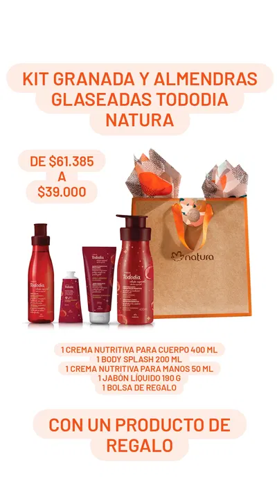 Kit Granada y Almendras Glaseadas Tododia Natura