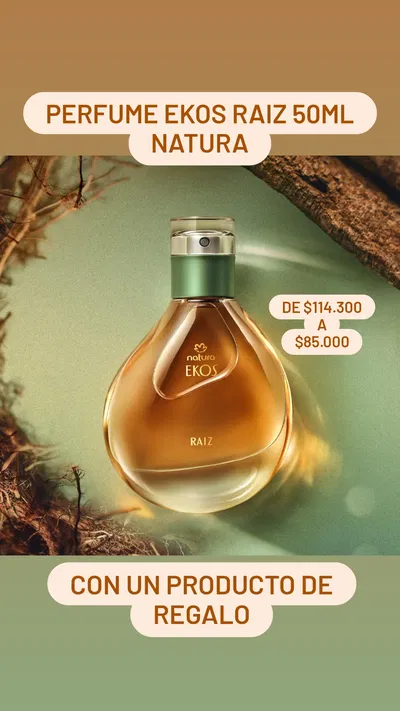 Perfume Ekos Raiz 50ml Natura