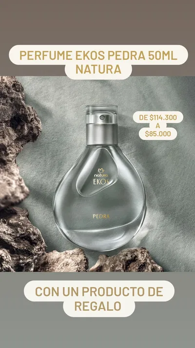 Perfume Ekos Pedra 50ml Natura