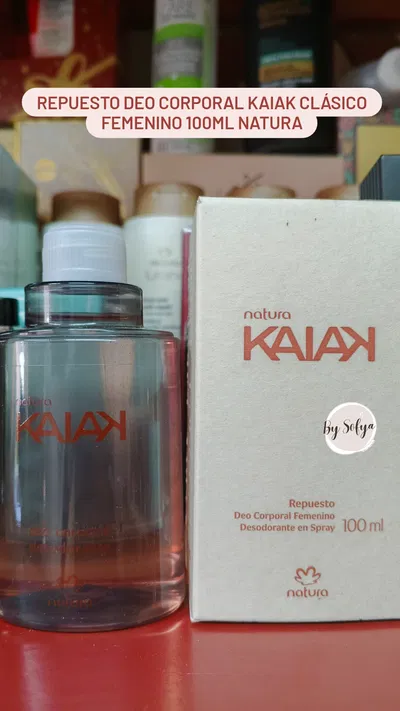 Repuesto Deo Corporal Kaiak Clásico femenino 100 ml Natura