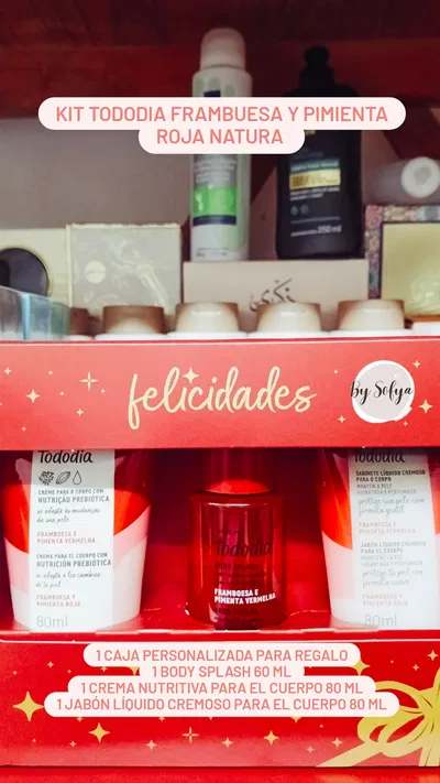 Kit Frambuesa y Pimienta Roja Tododia Natura