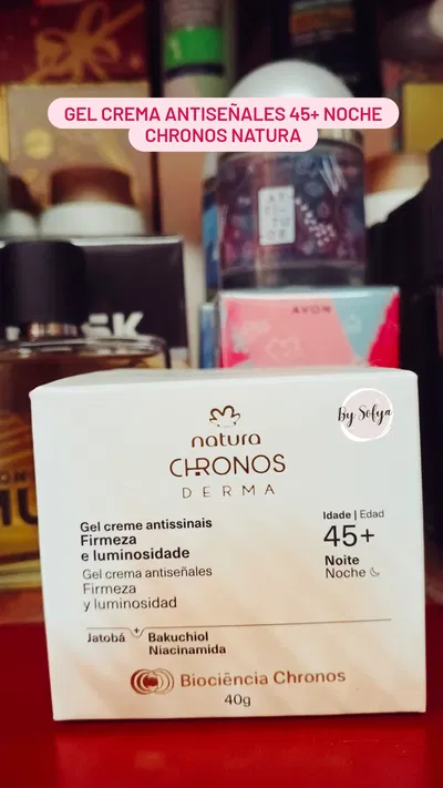 Gel Crema Antiseñales 45+ Noche Chronos Natura