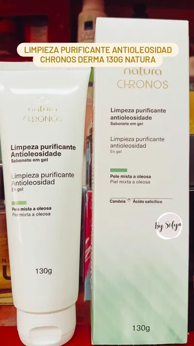 Limpieza Purificante Antioleosidad Chronos Derma 130g Natura
