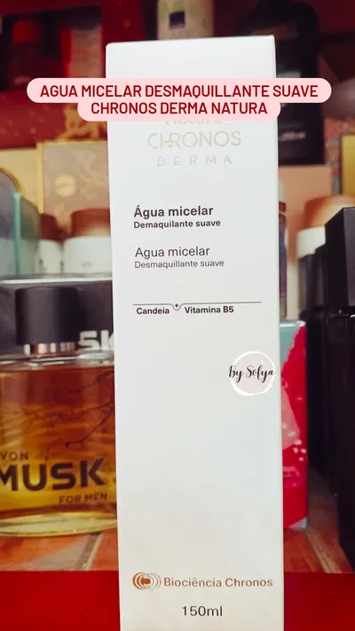 Agua Micelar Desmaquillante Suave Chronos Derma Natura