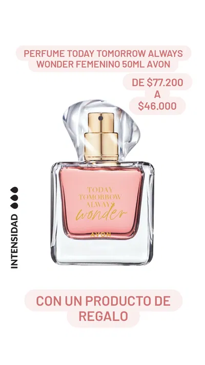 Perfume Today Tomorrow Always Wonder femenino 50ml Avon