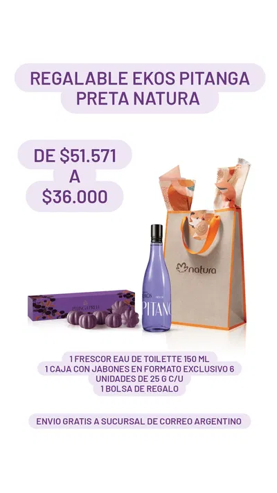 Regalable Ekos Pitanga Preta Natura