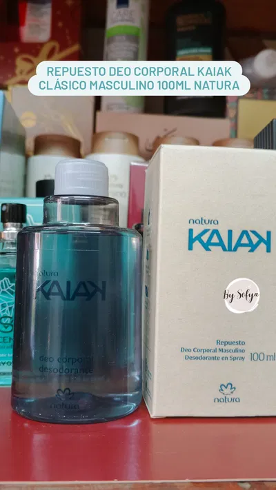 Repuesto Deo Corporal Kaiak Clásico masculino 100 ml Natura