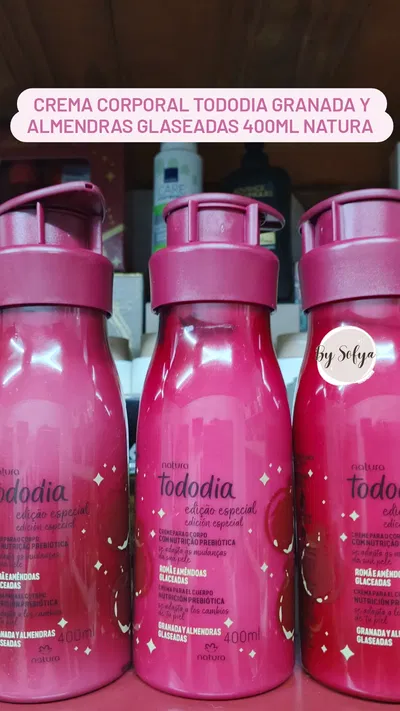 Crema corporal Tododia Granada y Almendras Glaseadas 400ml Natura