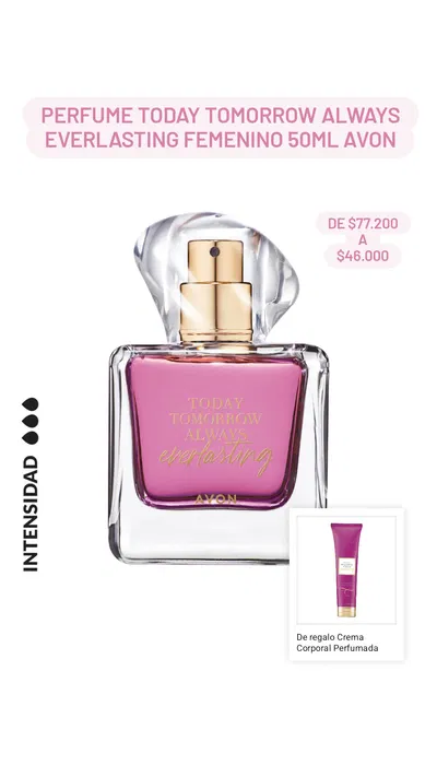 Perfume Today Tomorrow Always Everlasting femenino 50ml Avon