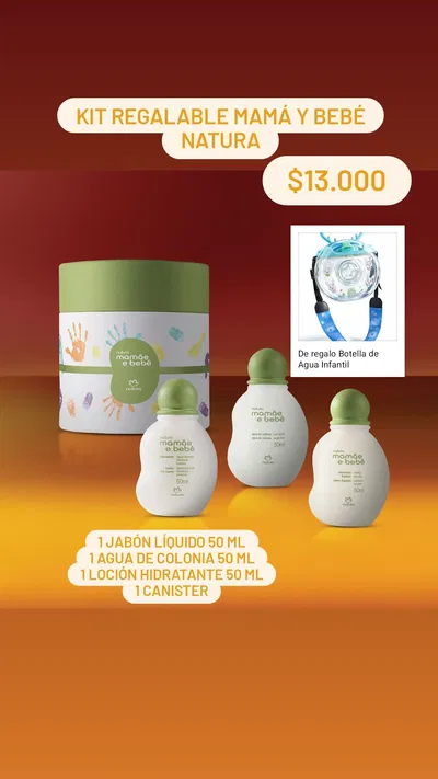 Kit Regalable Mamá y Bebé Natura
