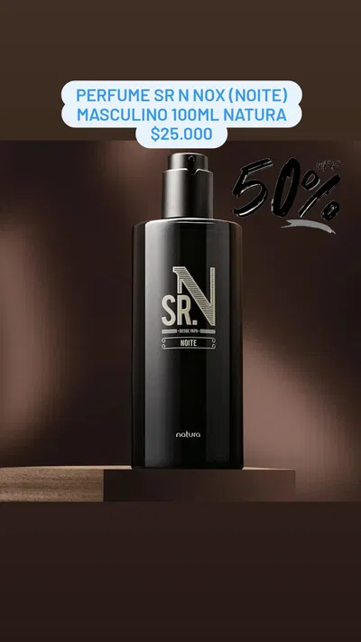 Perfume Sr N Nox (Noite) masculino 100ml Natura