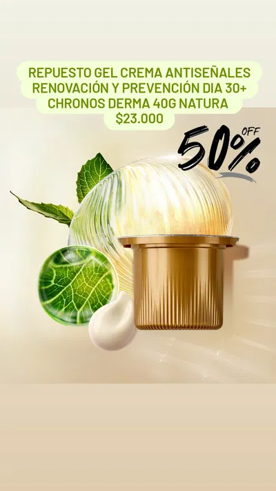 Repuesto Gel Crema Antiseñales 30+ Dia 30fps Chronos Natura