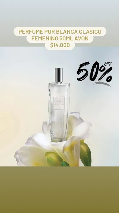Perfume Pur Blanca femenino 50ml Avon