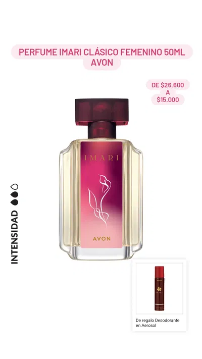 Perfume Imari Clásico femenino 50ml Avon