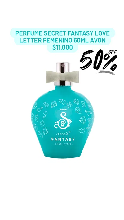 Perfume Secret Fantasy Love Letter femenino 50ml Avon