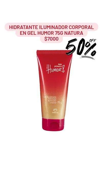 Hidratante Iluminador Corporal en Gel Humor 75g Natura 