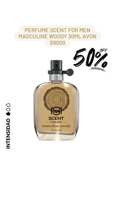 Perfume Scent For Men Masculine Woody masculino 30ml Avon