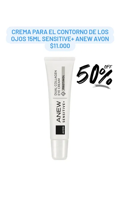 Crema para contorno de ojos Sensitive+ Anew Avon