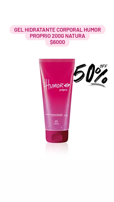 Gel Hidratante Corporal Humor Proprio 200g Natura