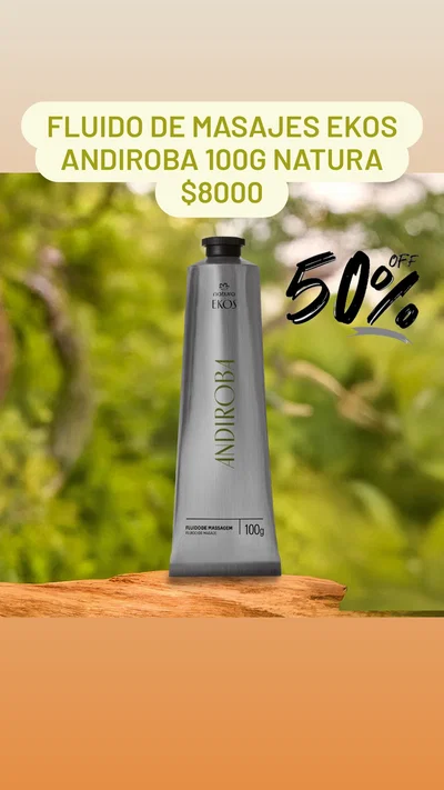 Fluido de Masajes Ekos Andiroba 100g Natura 