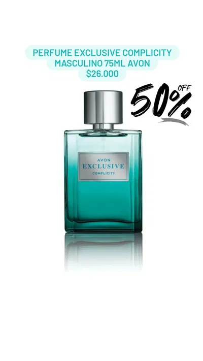 Perfume Exclusive Complicity masculino 75ml Avon