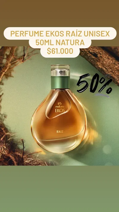 Perfume Ekos Raiz 50ml Natura 