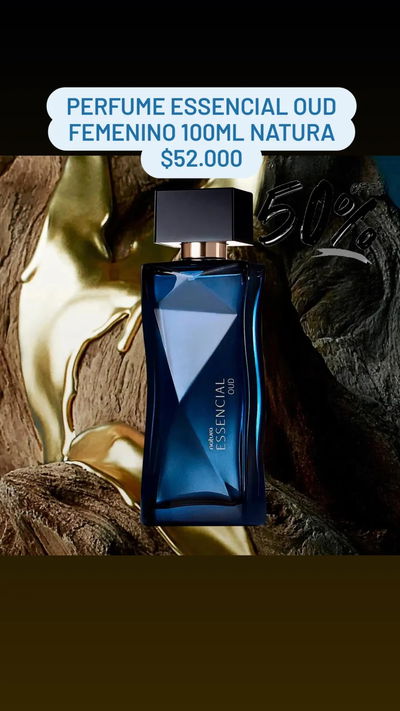Perfume Essencial Oud femenino 100ml Natura 