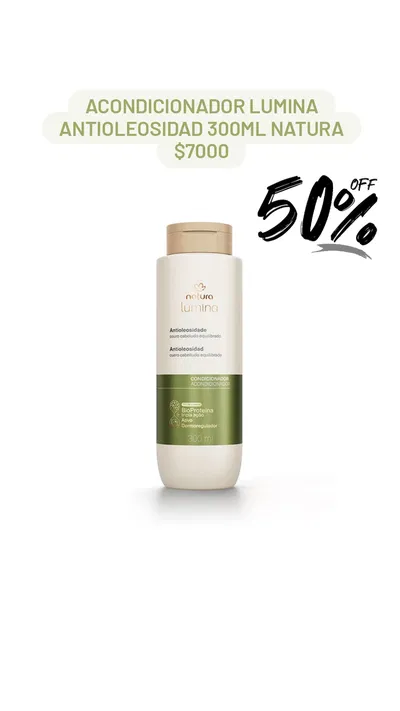 Acondicionador Lumina Antioleosidad 300ml Natura