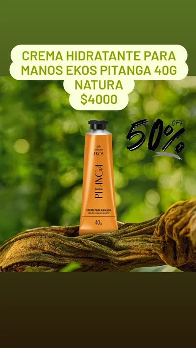 Crema Hidratante para Manos Ekos Pitanga 40 g Natura 